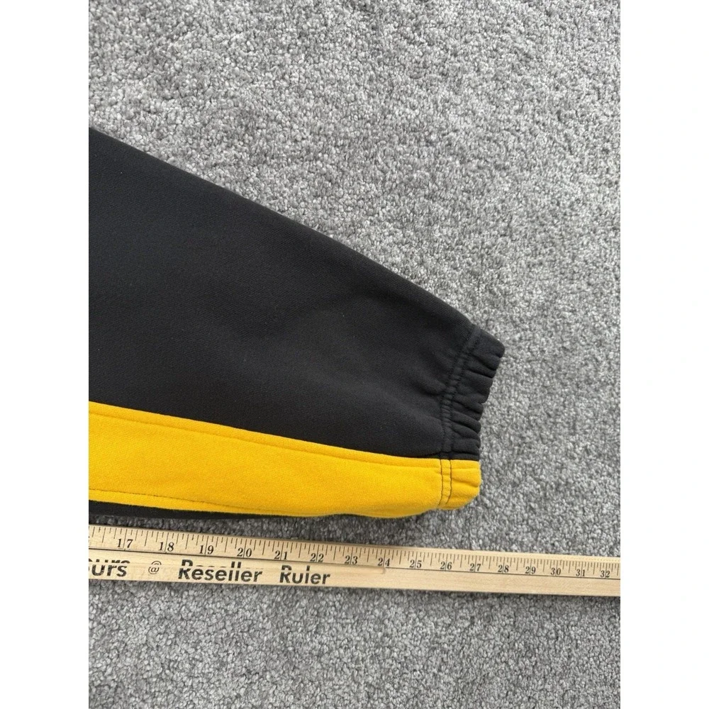 The North Face Heritage Athletics Fleece Jogger Sweatpants Men's L Black Gold